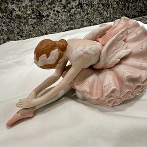 Vintage Enesco 'Impomp' Ballerina Figurine by G.G. Santiago